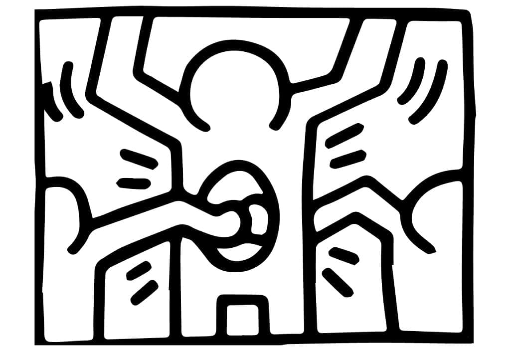 Keith Haring (22) Boyama Sayfası