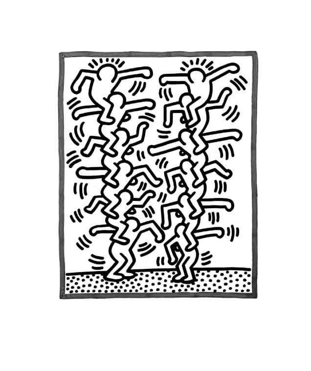 Keith Haring (23) Boyama Sayfası