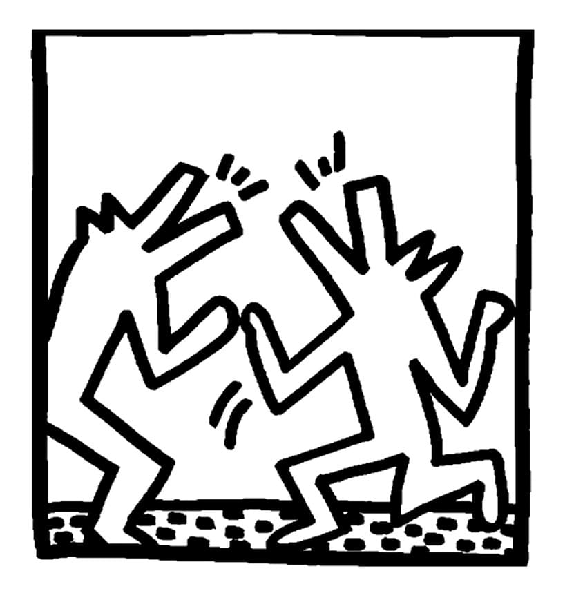 Keith Haring (24) Boyama Sayfası