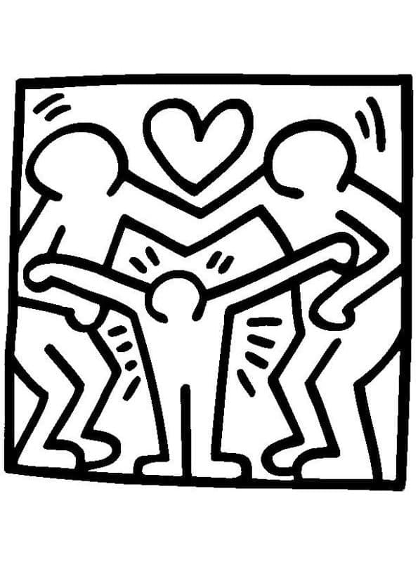Keith Haring (4) Boyama Sayfası