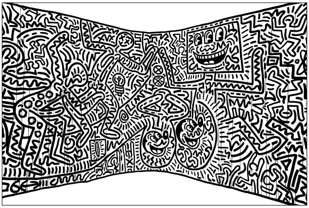 Keith Haring (5) Boyama Sayfası