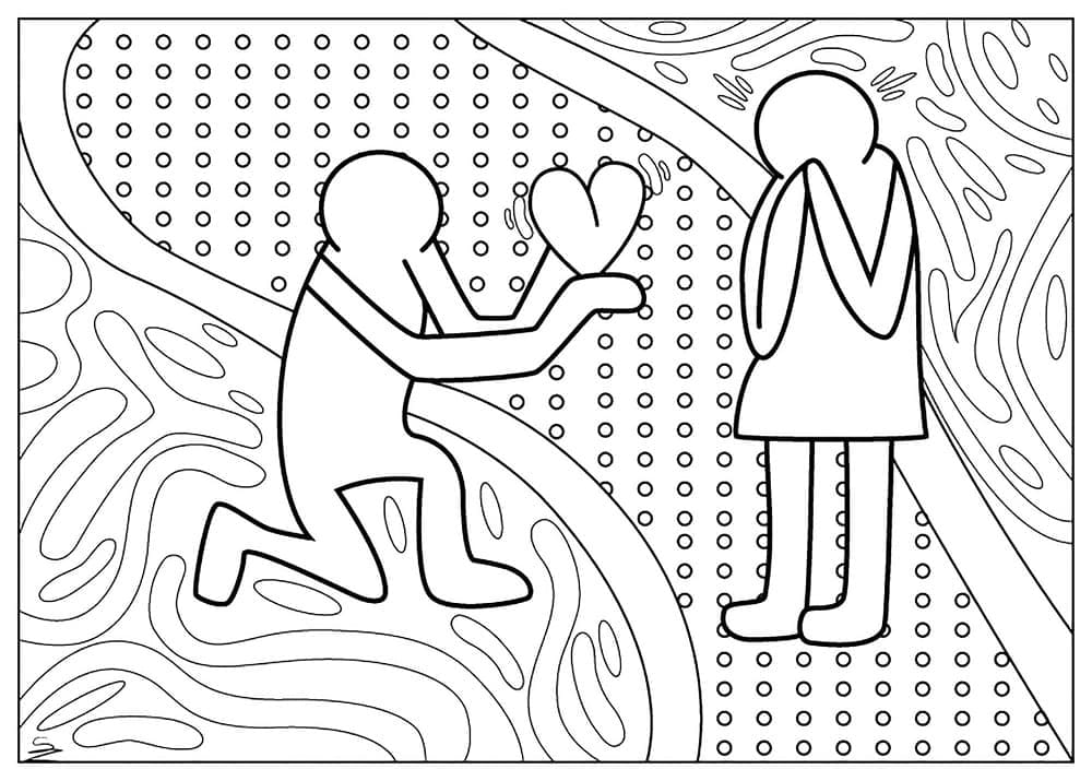 Keith Haring (8) Boyama Sayfası