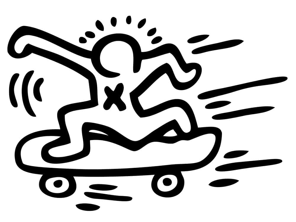 Keith Haring (9) Boyama Sayfası