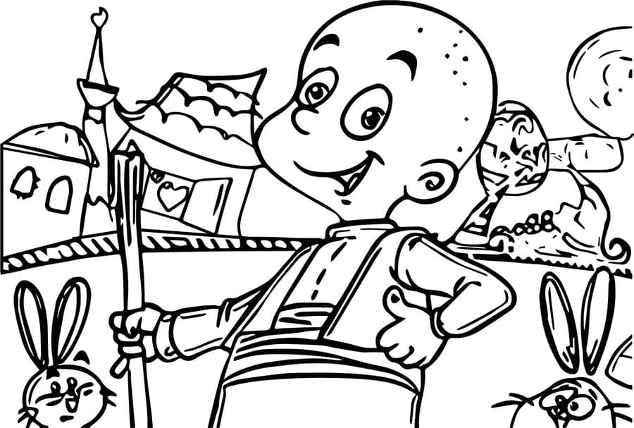 Keloğlan Masalları Resmi Boyama Sayfası