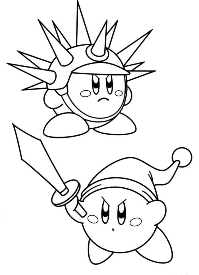 Kirby (3) Boyama Sayfası