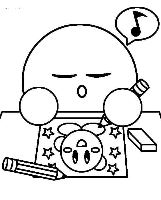 Kirby (4) Boyama Sayfası