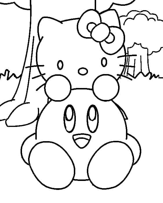 Kirby Baskı Sayfası Boyama Sayfası