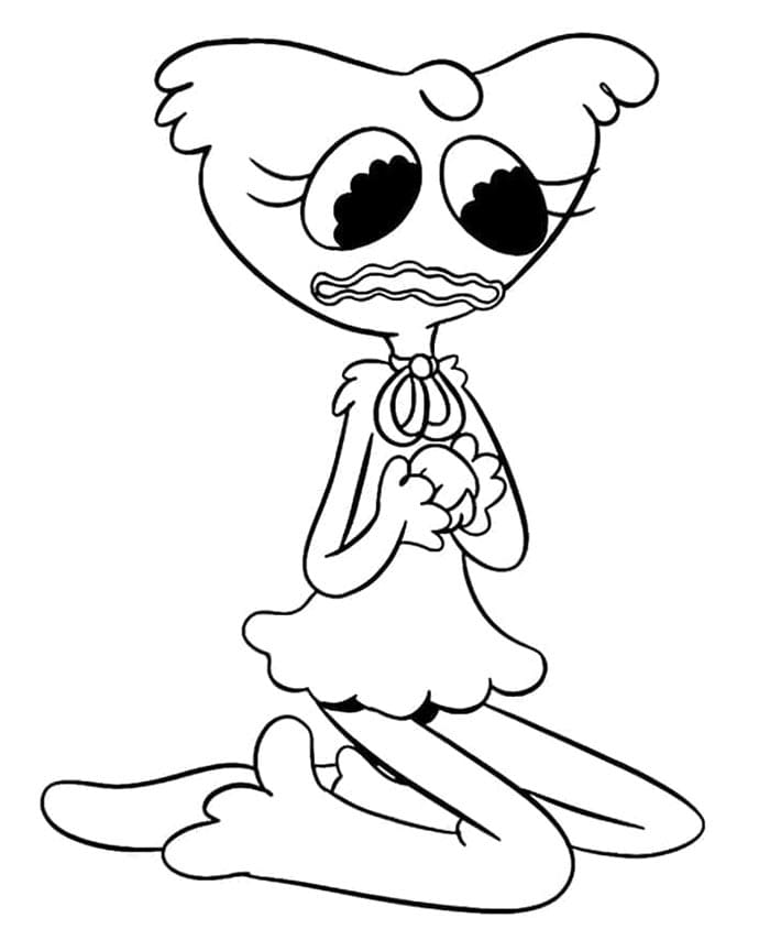 Kissy Missy ücretsiz görsel Boyama Sayfası