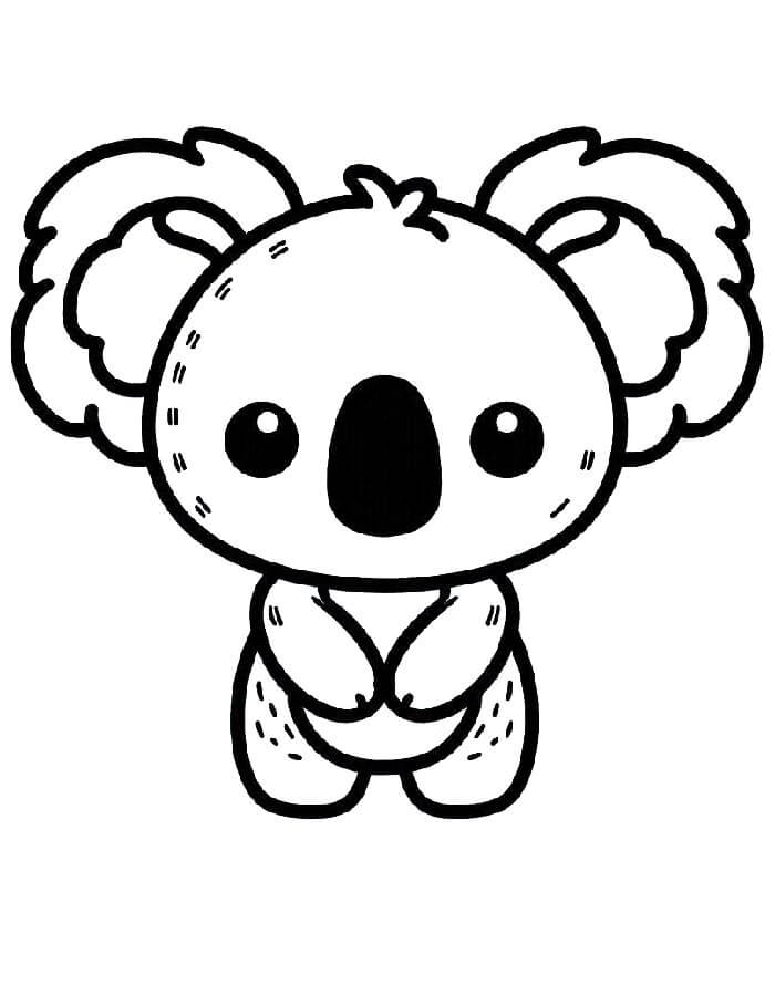 Koala (1) Boyama Sayfası