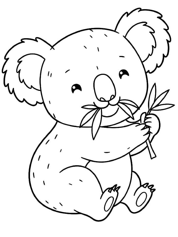 Koala (11) Boyama Sayfası