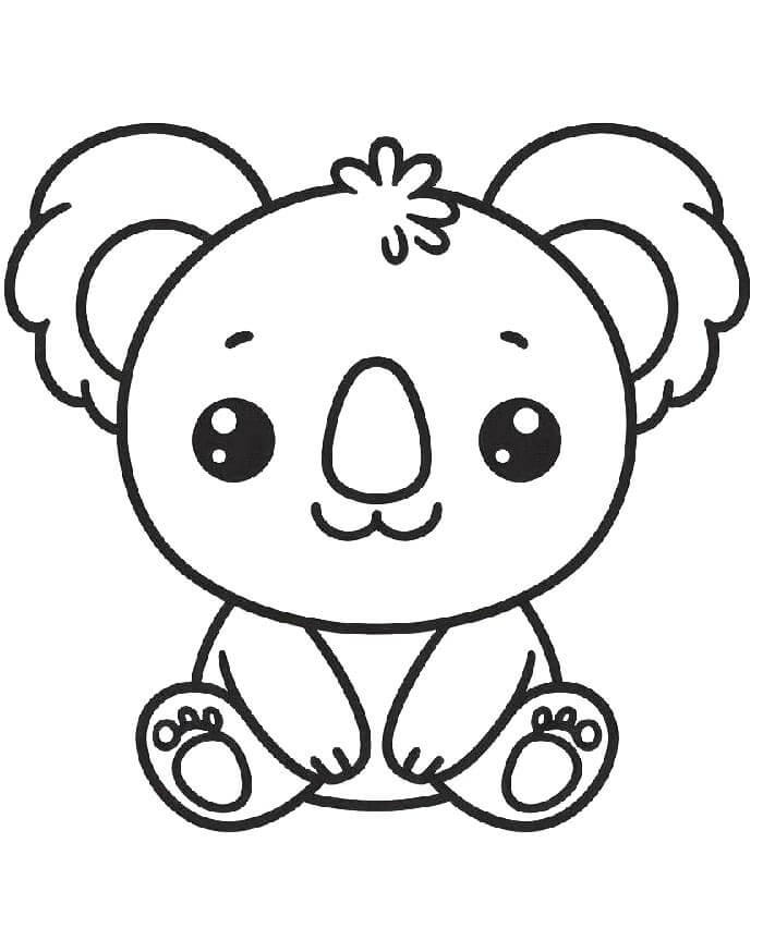 Koala (13) Boyama Sayfası