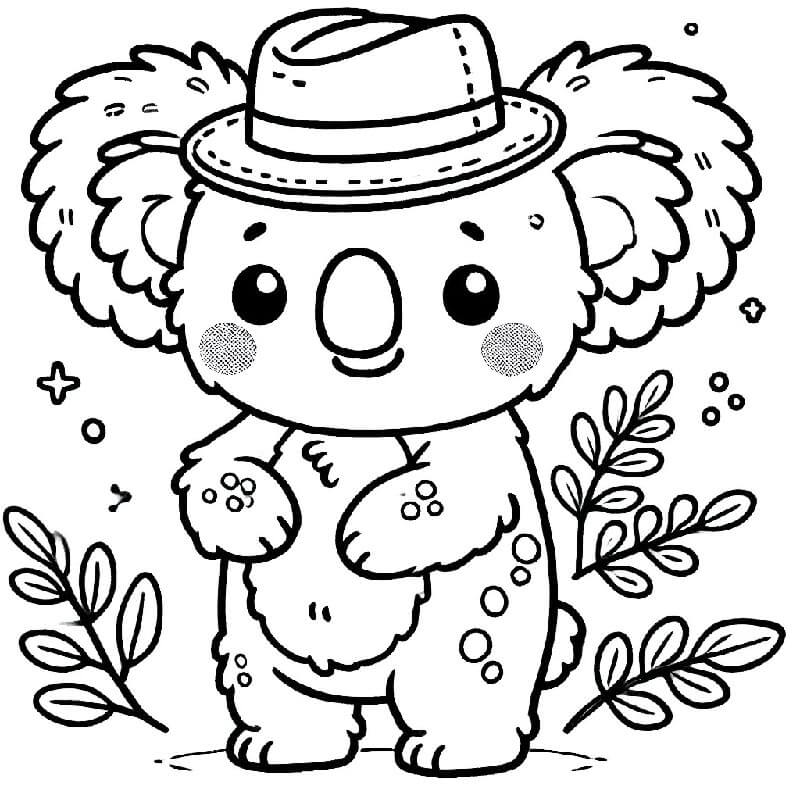Koala (2) Boyama Sayfası
