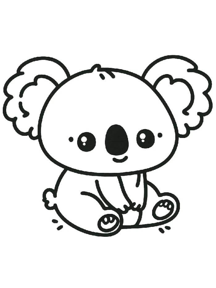 Koala (3) Boyama Sayfası