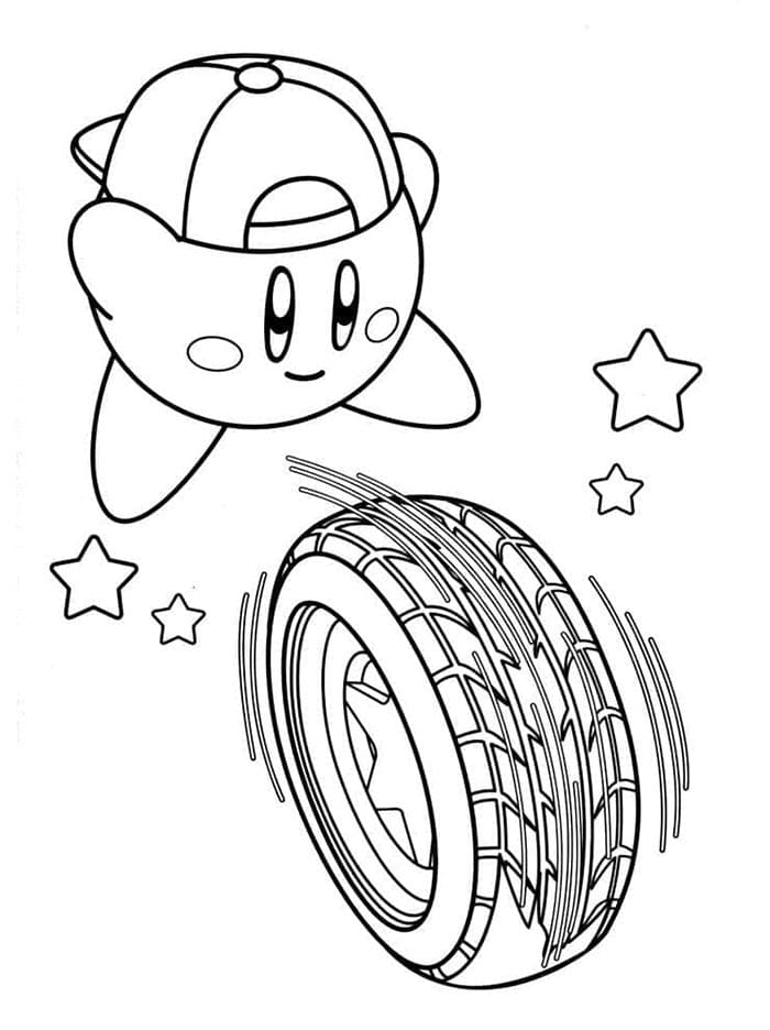 Komik Kirby Boyama Sayfası