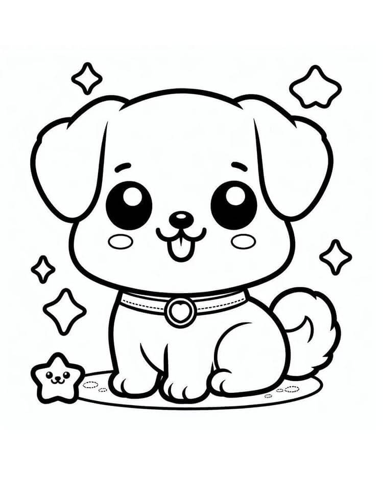 Köpek (8) Boyama Sayfası