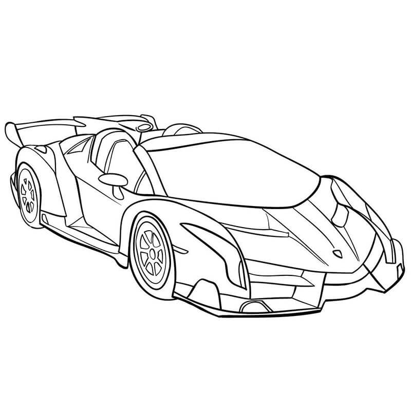 Lamborghini Otomobili Bas Boyama Sayfası