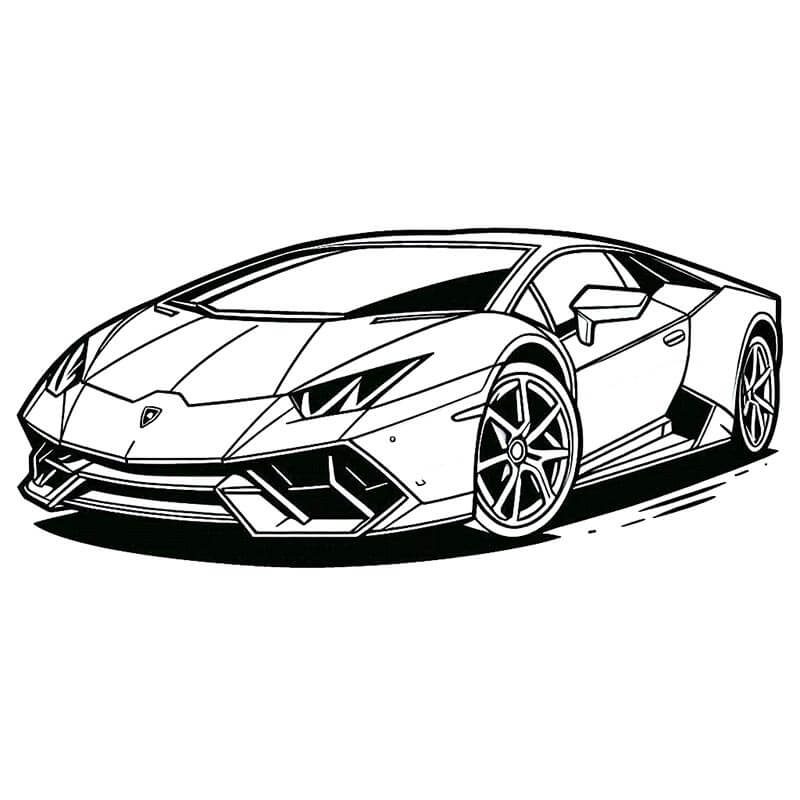 Lamborghini Otomobili Boyama Sayfası