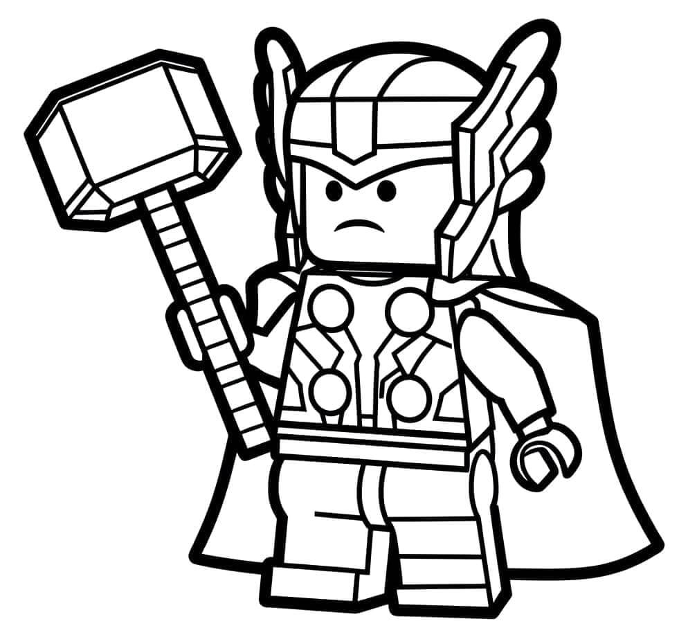 Lego (3) Boyama Sayfası