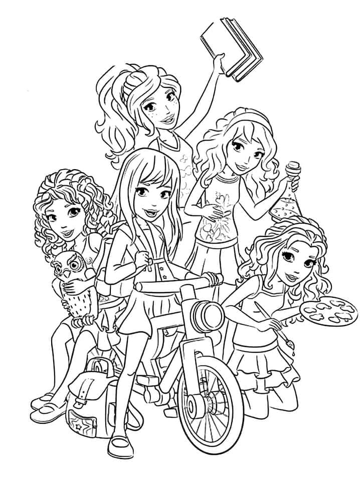 Lego Friends (6) Boyama Sayfası