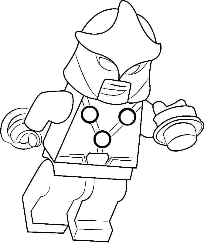 Lego Renklendirme Boyama Sayfası