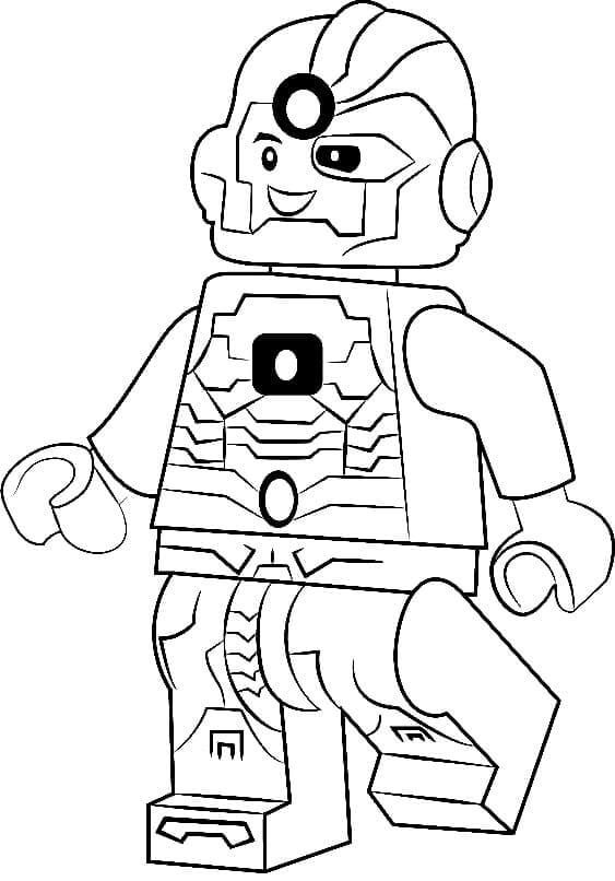 Lego Yazdırma Görseli Boyama Sayfası
