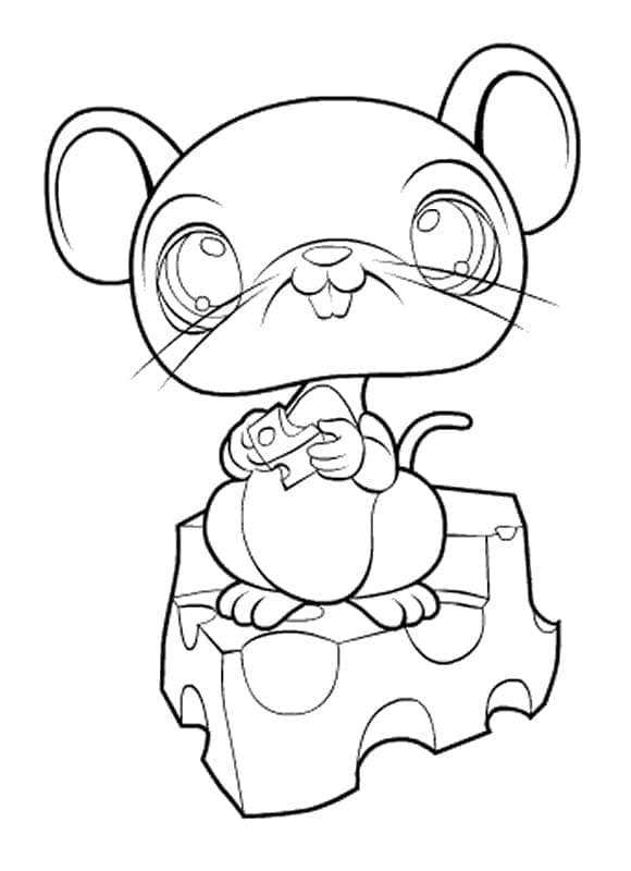Littlest Pet Shop Bedava Yazdırma Boyama Sayfası