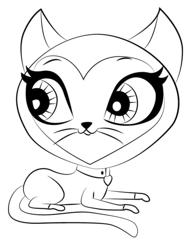 Littlest Pet Shop Ücret Yok Boyama Sayfası