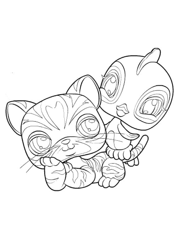 Littlest Pet Shop Ücretsiz Çıktı Boyama Sayfası