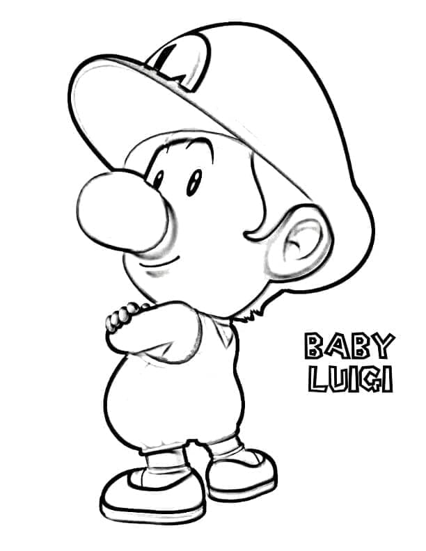 Luigi (3) Boyama Sayfası