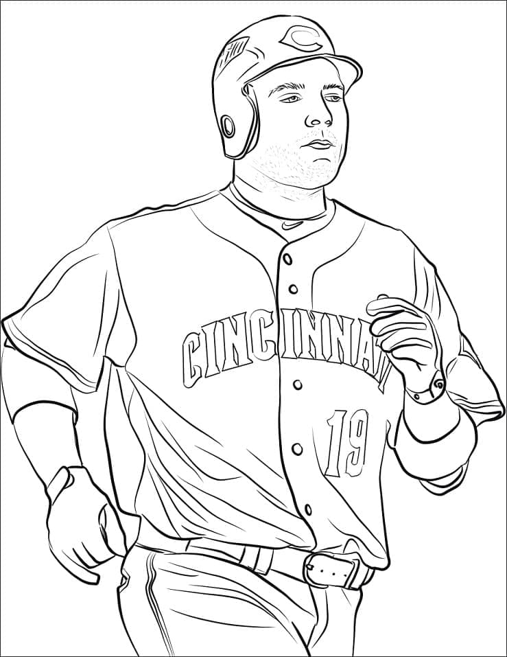 MLB Joey Votto Boyama Sayfası
