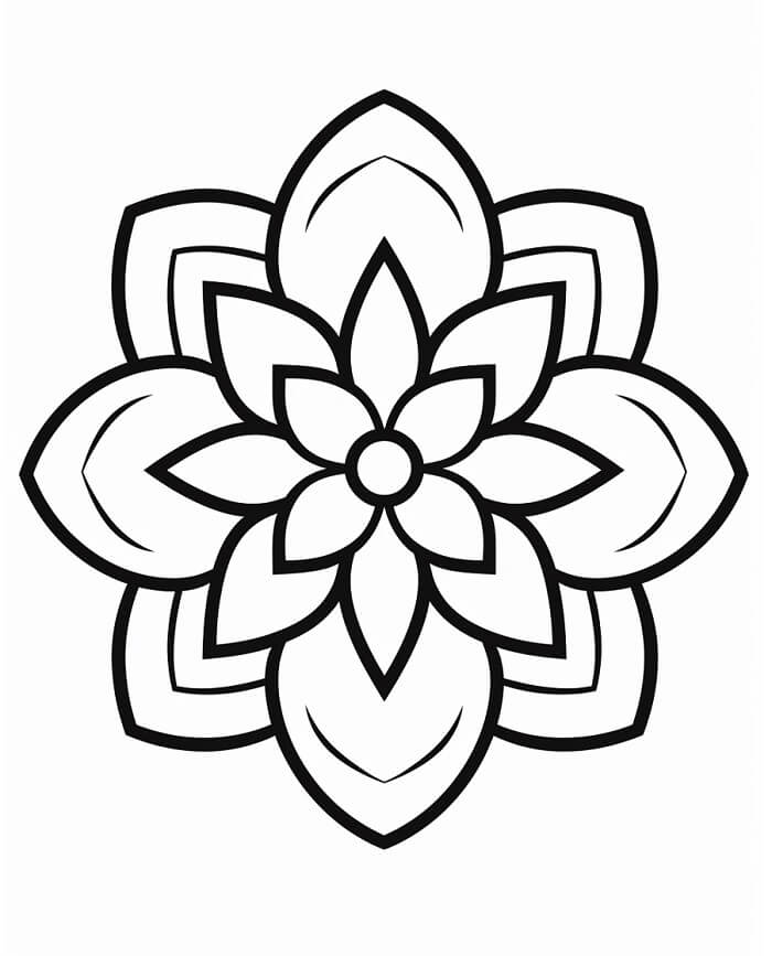 Mandala (1) Boyama Sayfası