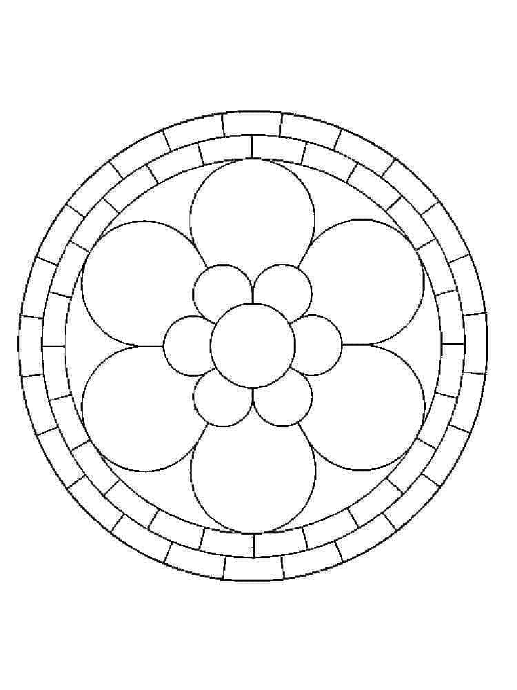Mandala (16) Boyama Sayfası