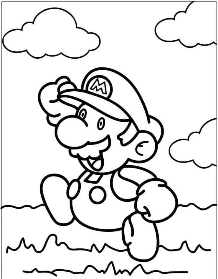 Mario (12) Boyama Sayfası