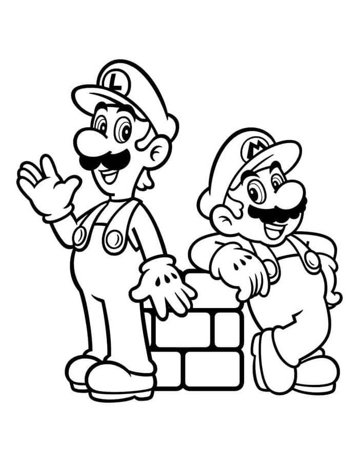 Mario (20) Boyama Sayfası