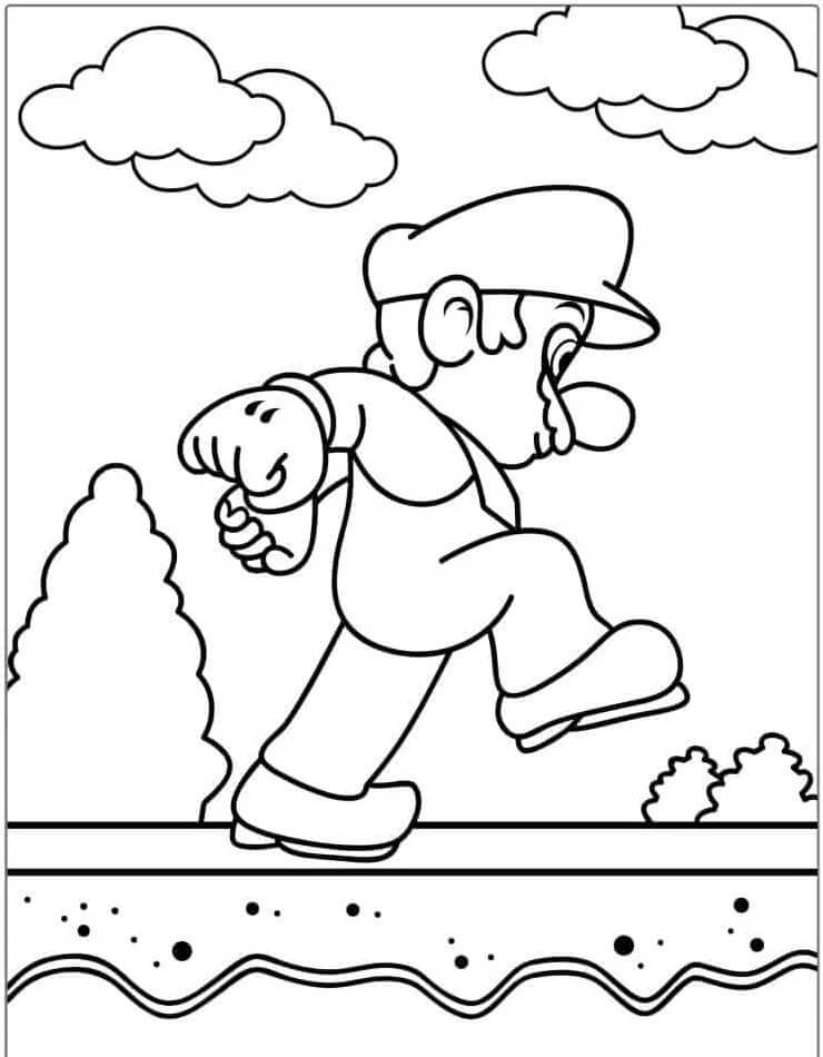 Mario (6) Boyama Sayfası