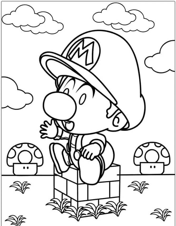 Mario (8) Boyama Sayfası