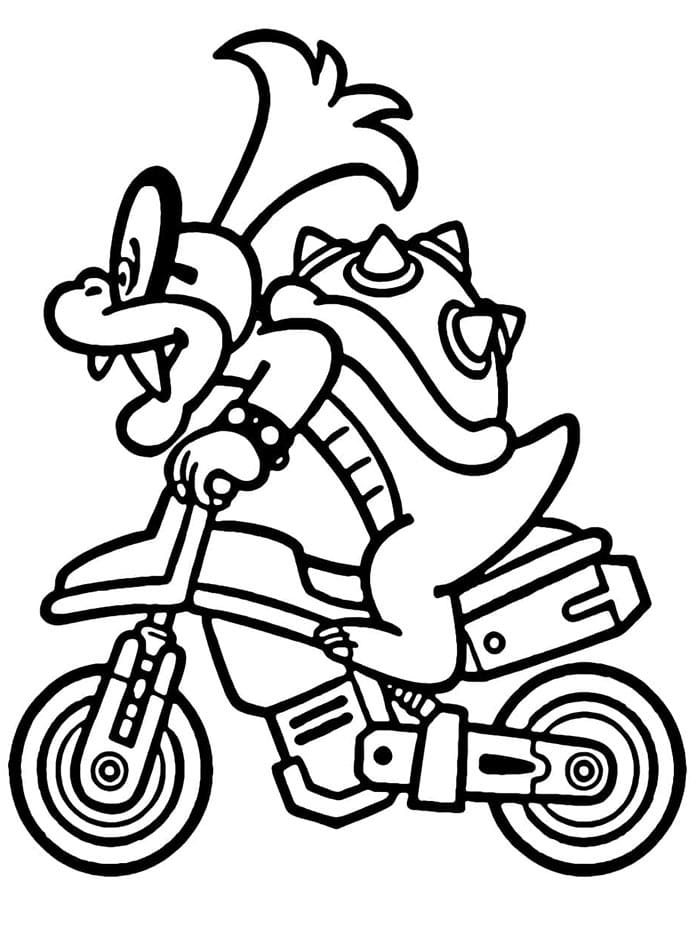 Mario Kart (1) Boyama Sayfası