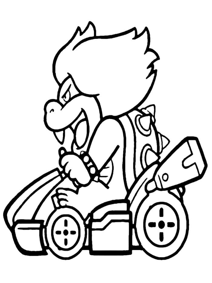 Mario Kart (3) Boyama Sayfası