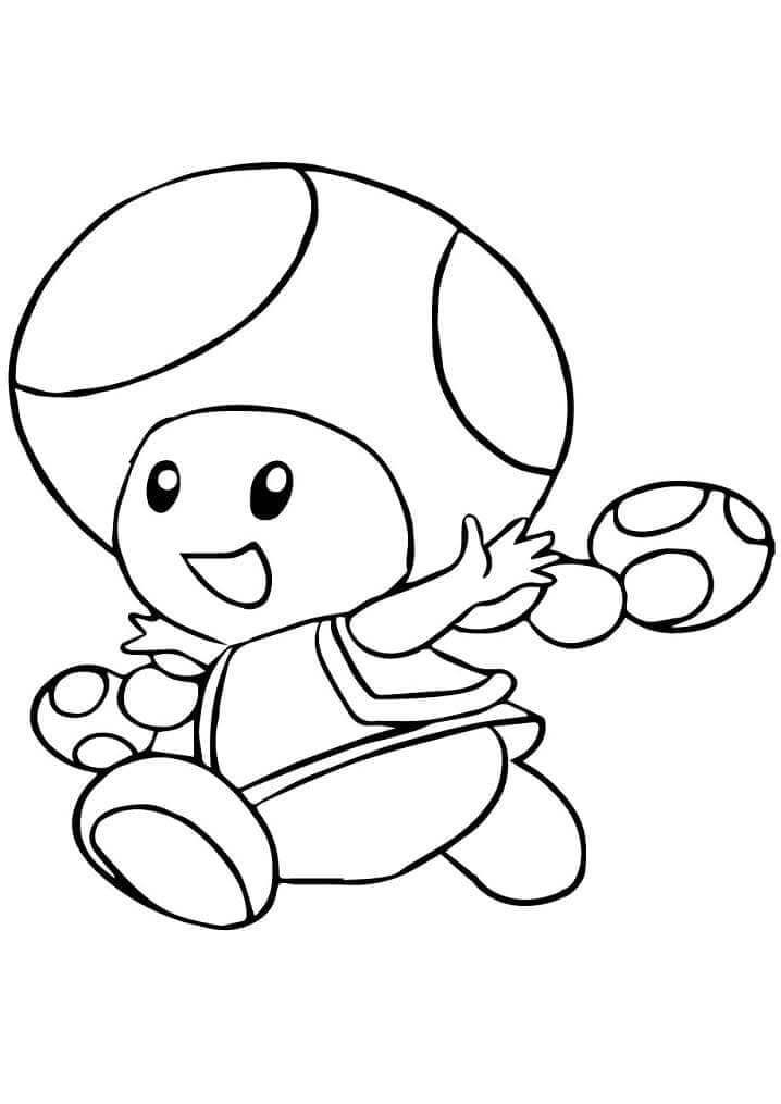 Mario Oyunu Boyama Sayfası
