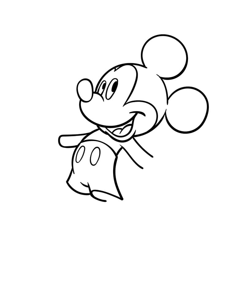 Mickey Mouse Nasıl Çizilir Adım (2)