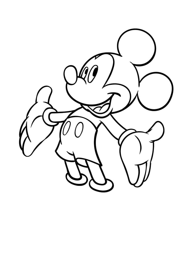 Mickey Mouse Nasıl Çizilir Adım (4)