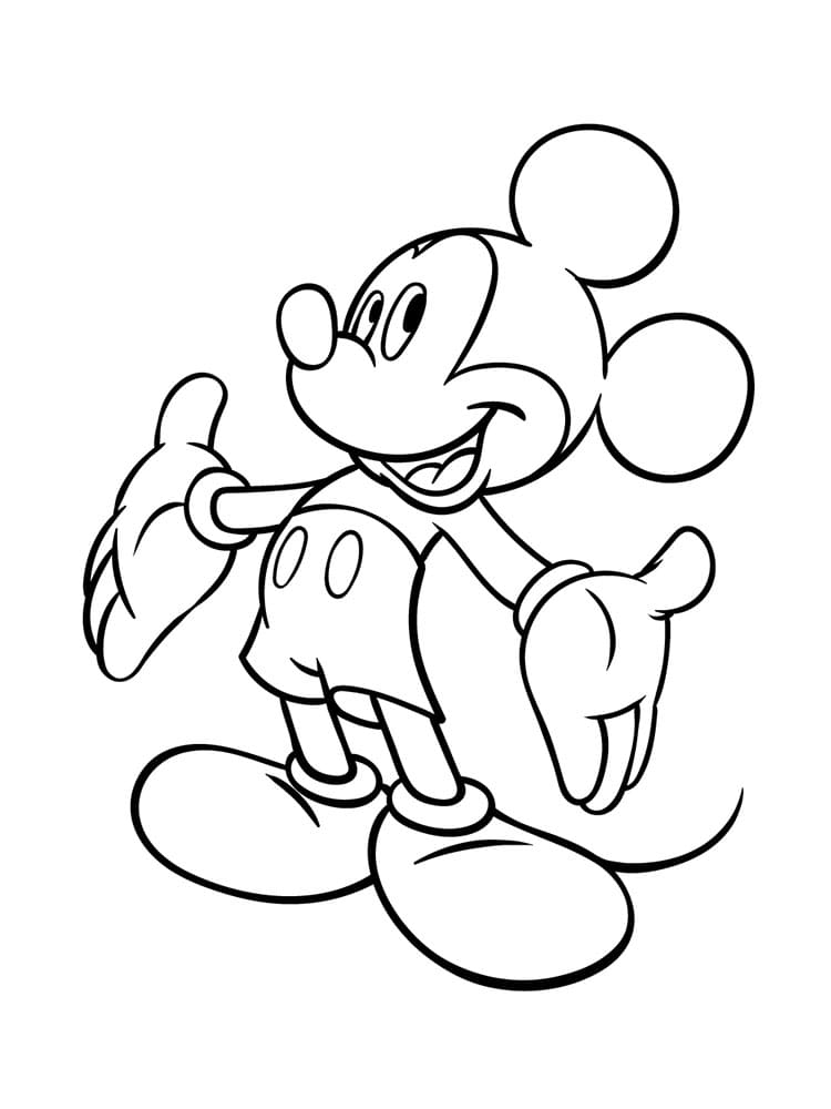 Mickey Mouse Nasıl Çizilir Adım (5)