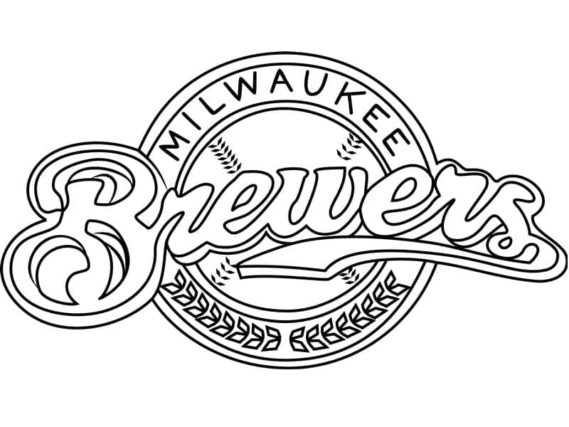 Milwaukee Brewers Logo Boyama Sayfası