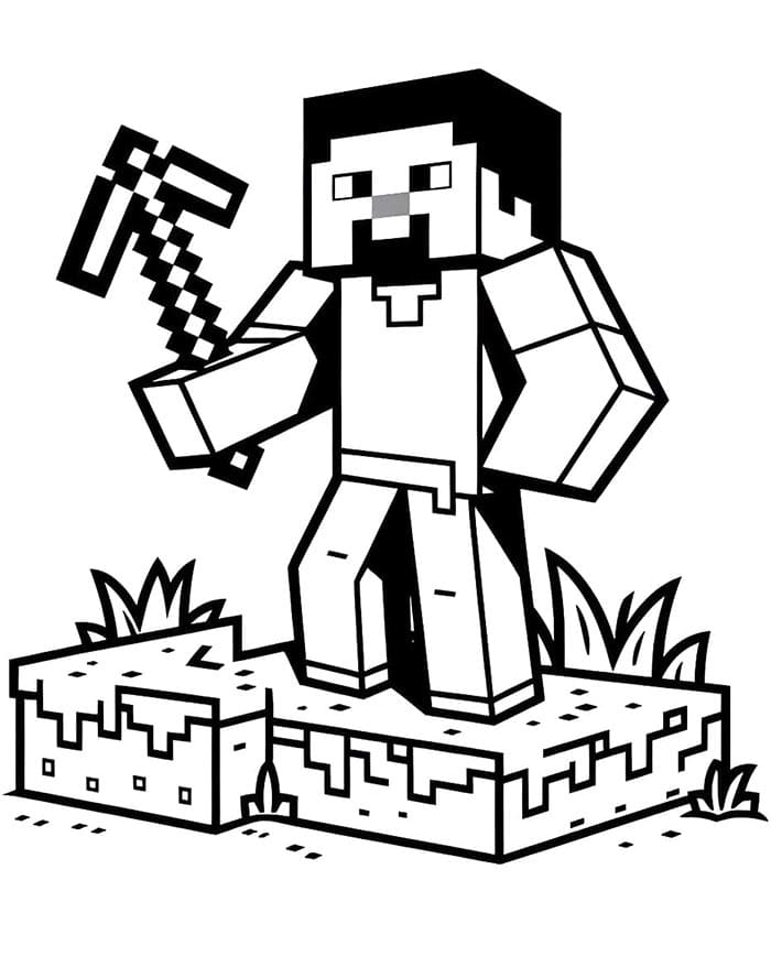 Minecraft (14) Boyama Sayfası