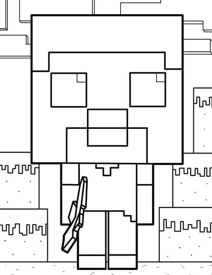 Minecraft (19) Boyama Sayfası