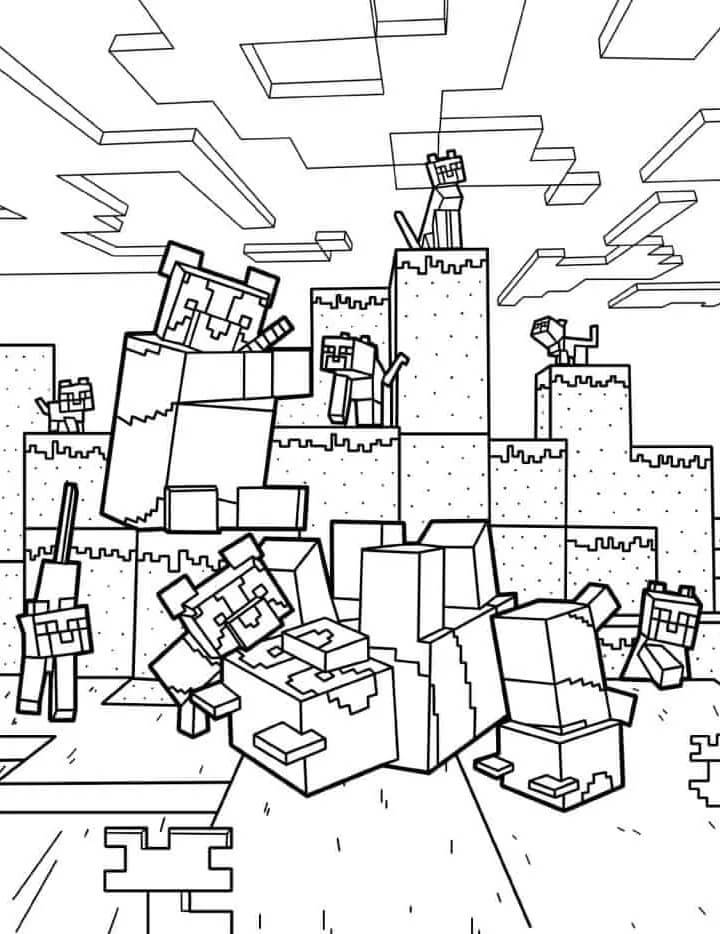 Minecraft (22) Boyama Sayfası