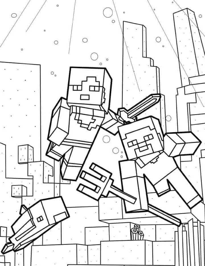 Minecraft (23) Boyama Sayfası