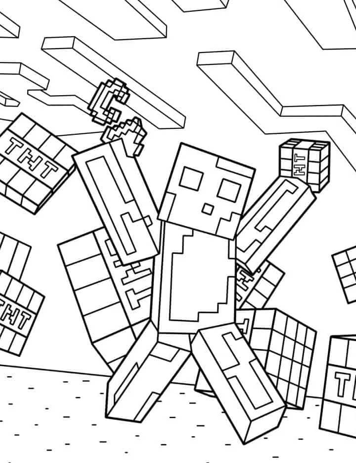 Minecraft (24) Boyama Sayfası