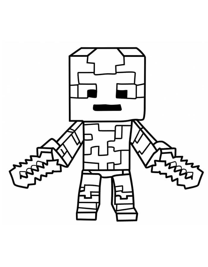 Minecraft (31) Boyama Sayfası