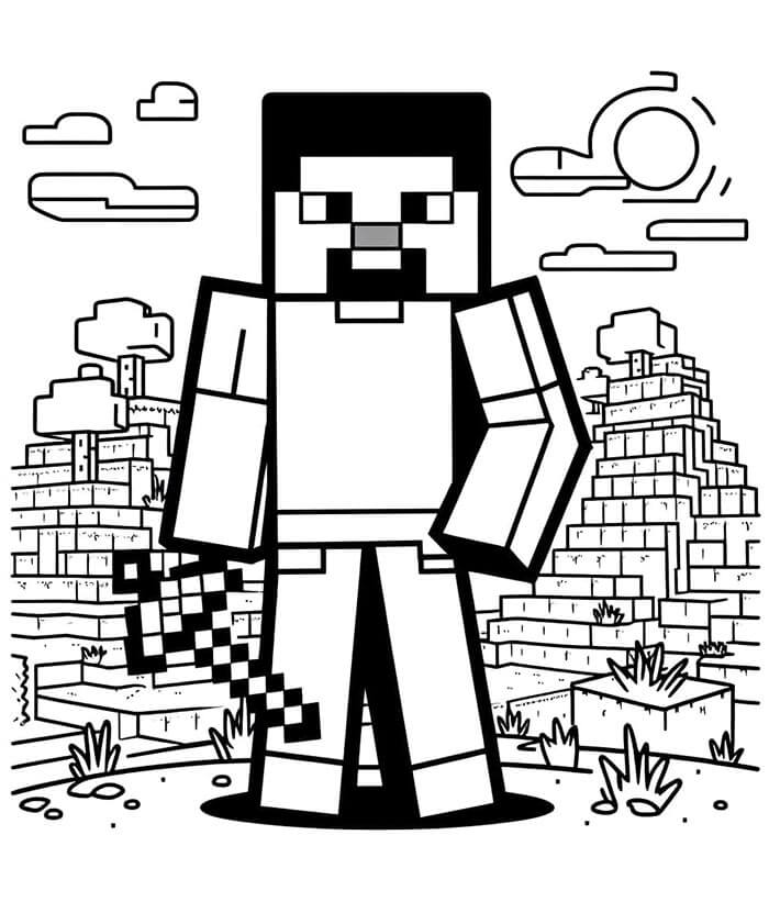 Minecraft (33) Boyama Sayfası